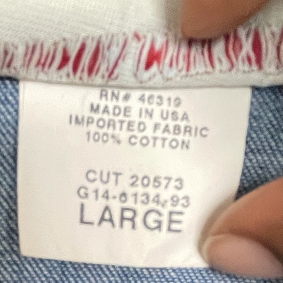 Blue Denim jacket W/ design - Picture 5 of 5